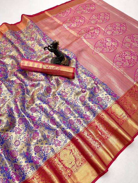 Malhar kanjivaram bridal silk Wholesale saree suppliers in Delhi
