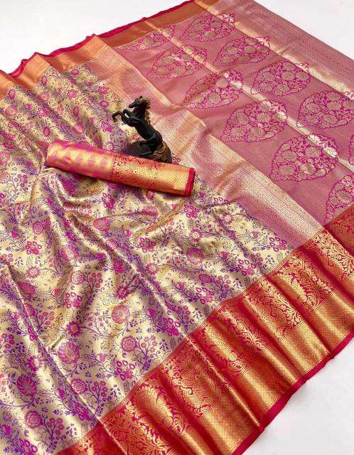 Malhar kanjivaram bridal silk Wholesale saree suppliers in Delhi