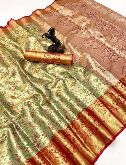 Malhar kanjivaram bridal silk Wholesale saree suppliers in Delhi