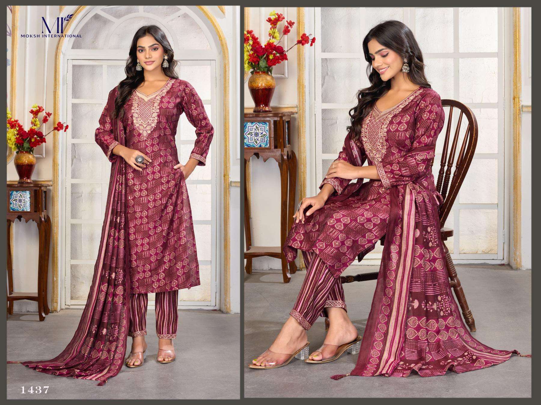 Moksh international gori vol 2 Kurti wholesalers in Kolkata