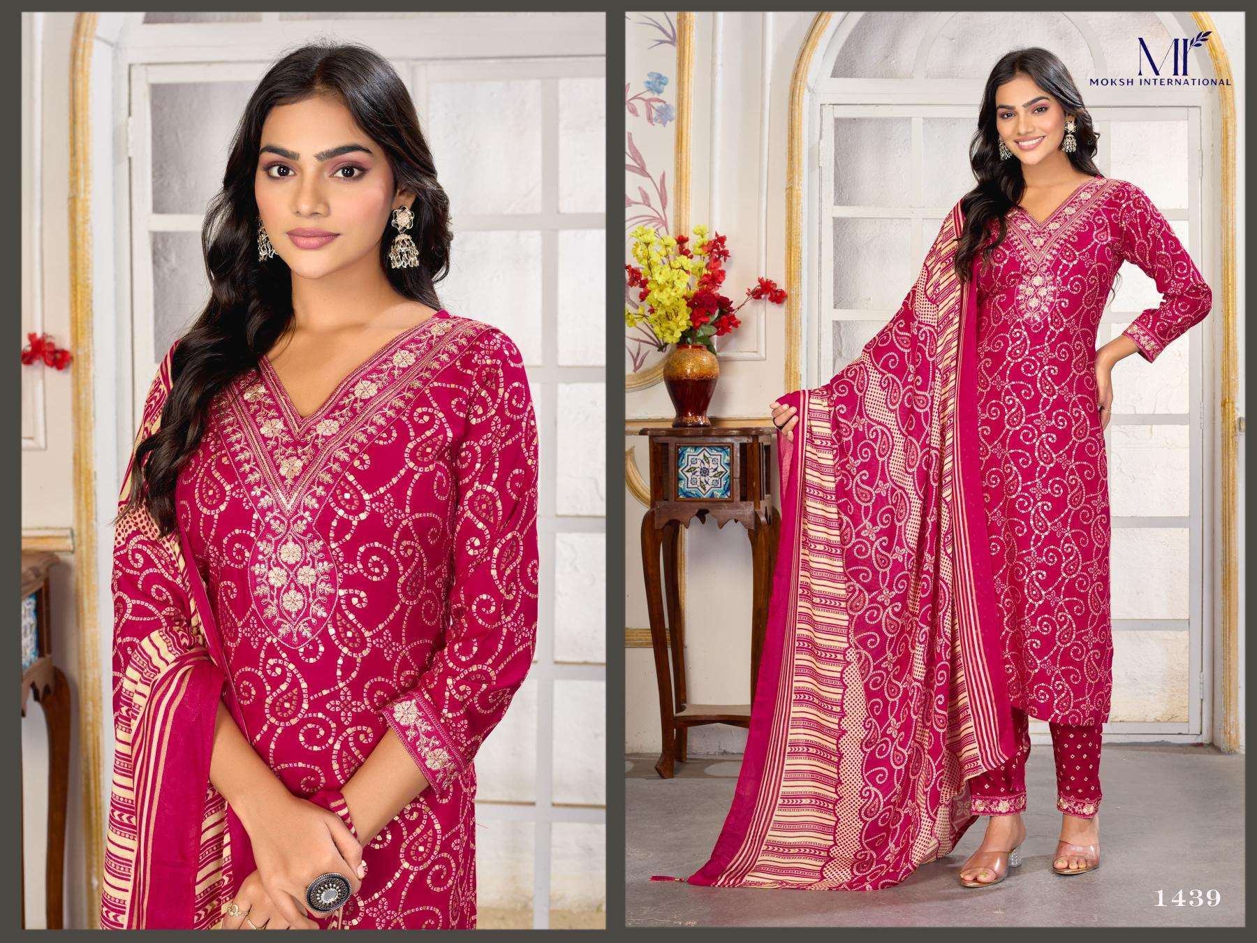 Moksh international gori vol 2 Kurti wholesalers in Kolkata