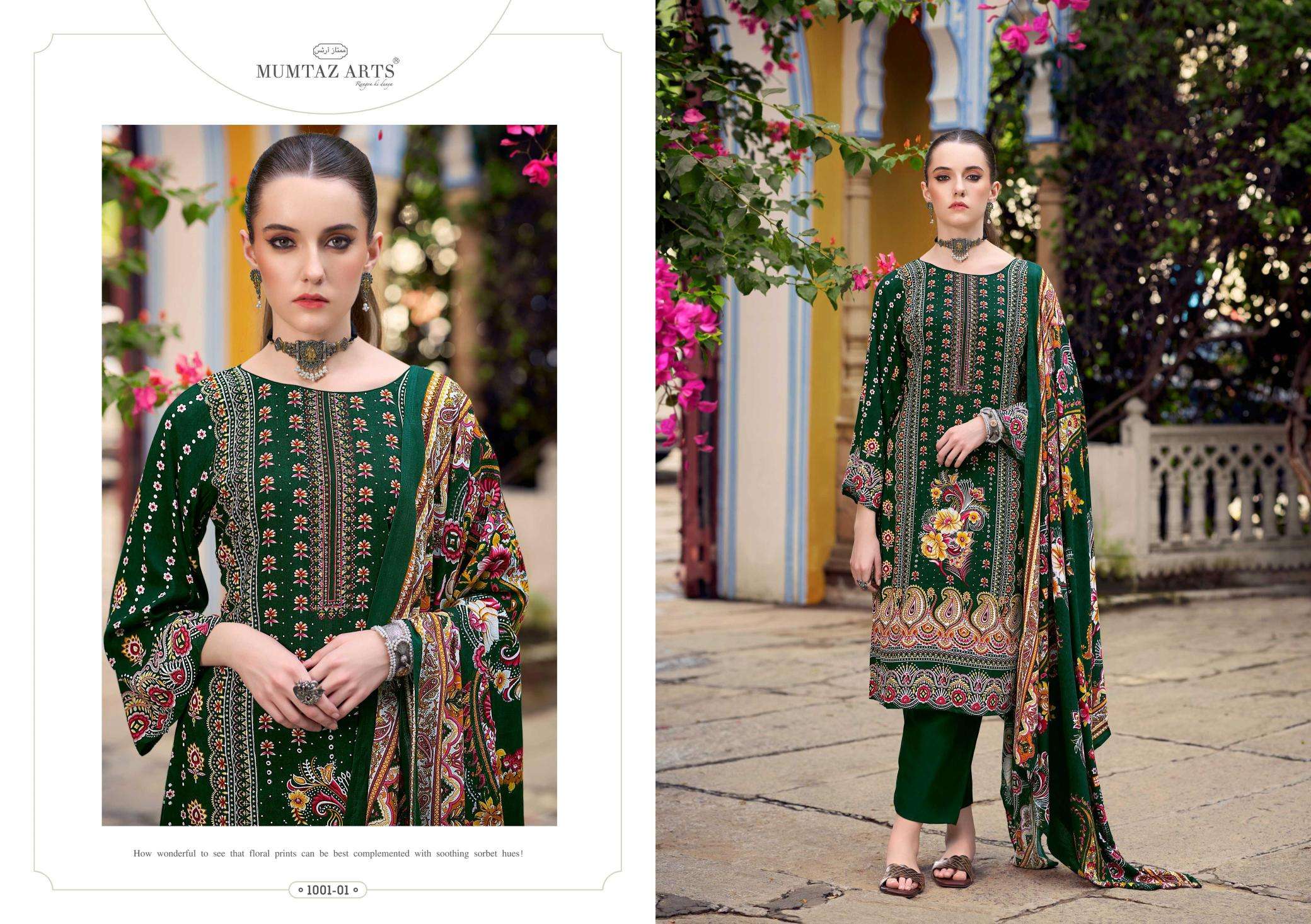 Mumtaz arts aashvika Designer dress material wholesale
