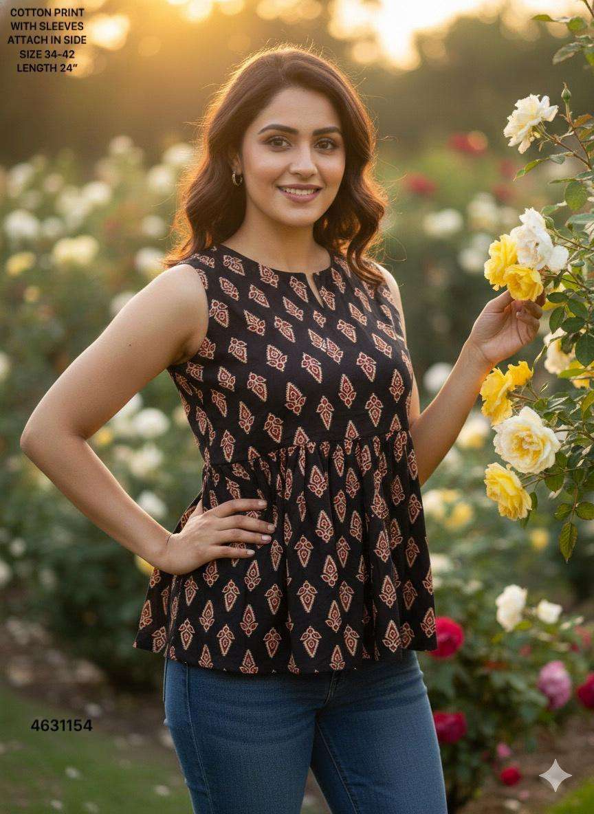 Naisha K 368 Cotton cheapest wholesale kurti market in india