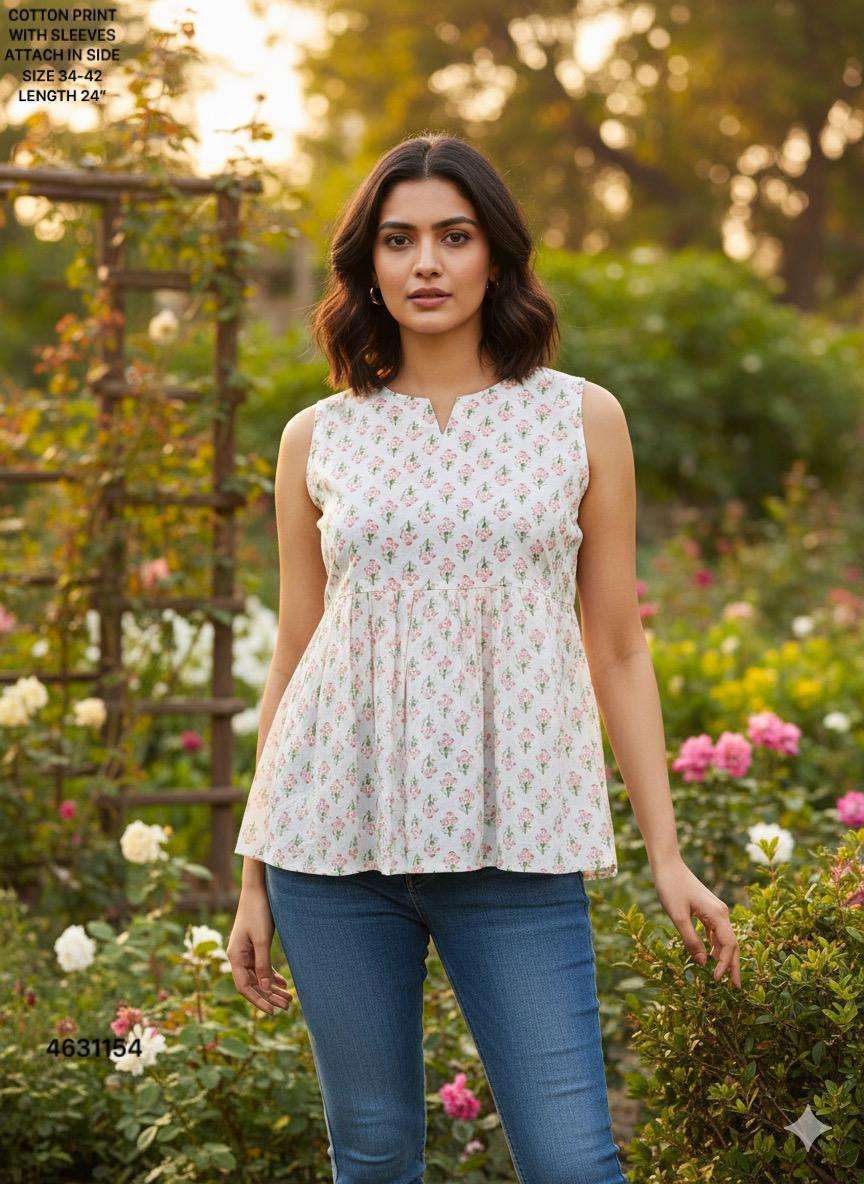 Naisha K 368 Cotton cheapest wholesale kurti market in india