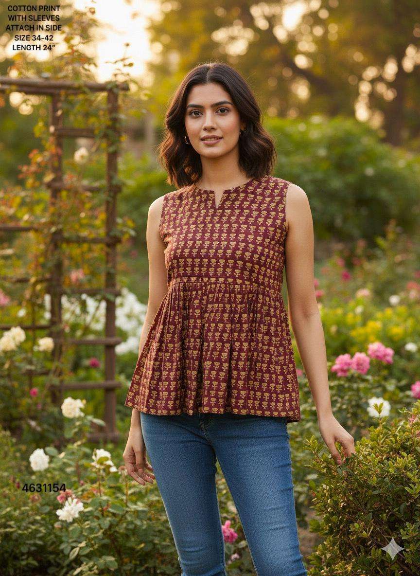 Naisha K 368 Cotton cheapest wholesale kurti market in india