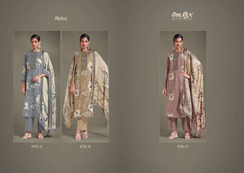 Omtex aisha wholesale dress material surat gujarat