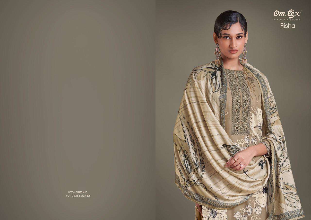Omtex aisha wholesale dress material surat gujarat