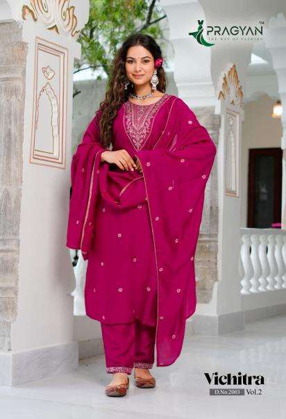 Pragyan vichitra vol 2 Kurtis wholesale suppliers in Surat