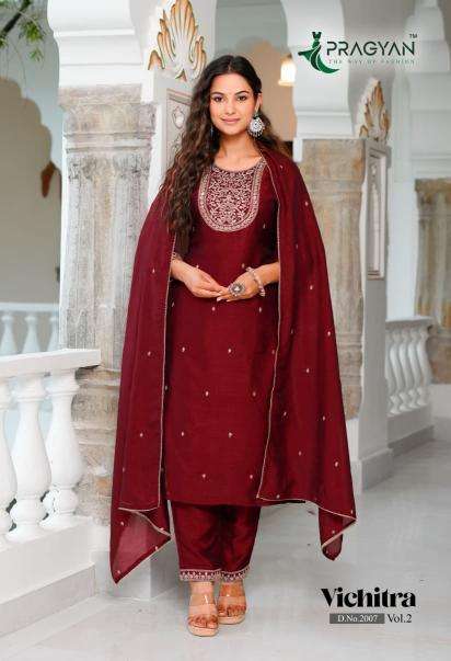 Pragyan vichitra vol 2 Kurtis wholesale suppliers in Surat