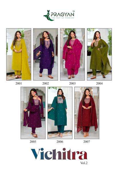 Pragyan vichitra vol 2 Kurtis wholesale suppliers in Surat