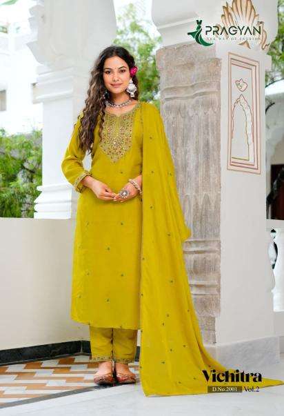Pragyan vichitra vol 2 Kurtis wholesale suppliers in Surat