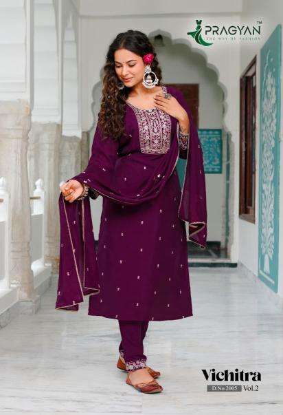 Pragyan vichitra vol 2 Kurtis wholesale suppliers in Surat