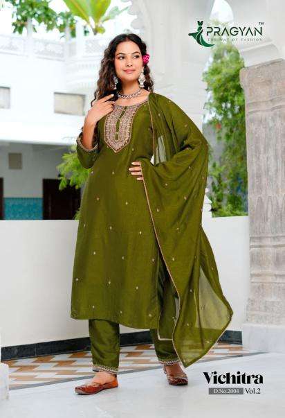 Pragyan vichitra vol 2 Kurtis wholesale suppliers in Surat