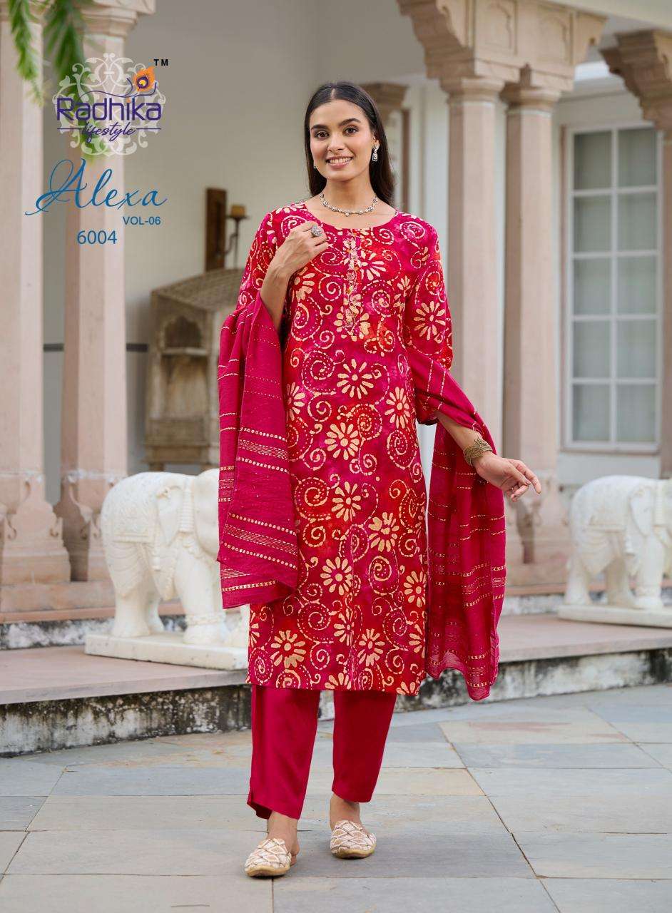 Radhika lifestyle alexa vol 6 Kurti manufacturers in Kolkata