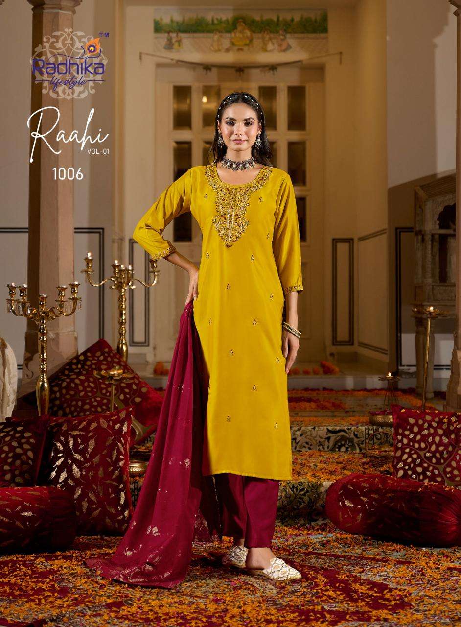 Radhika lifestyle rahii vol 1 Wholesale Kurti market in Kolkata