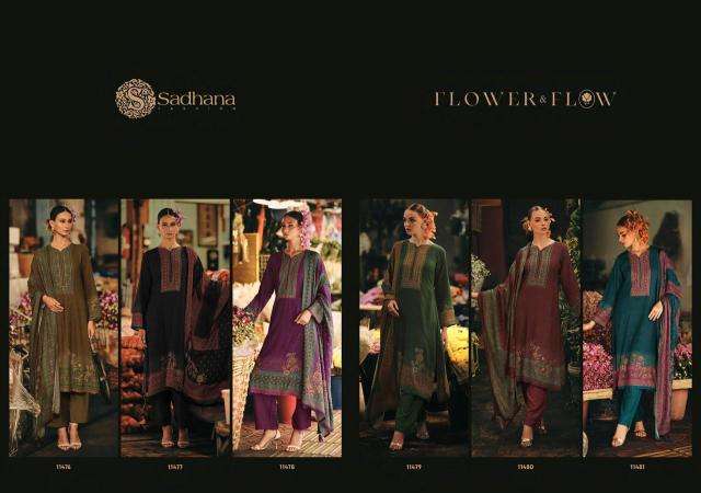 Sadhana flower&flow surat ladies dress wholesale market