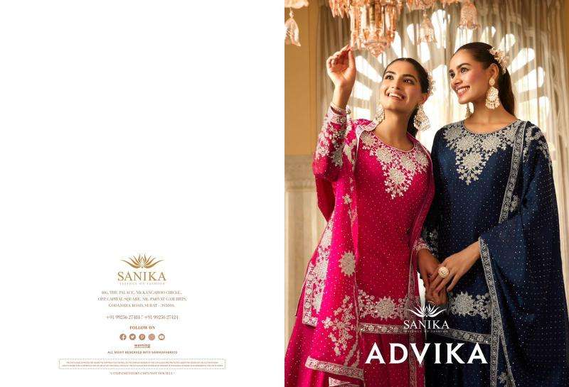 Sanika fashion advika pakistani suits wholesale india