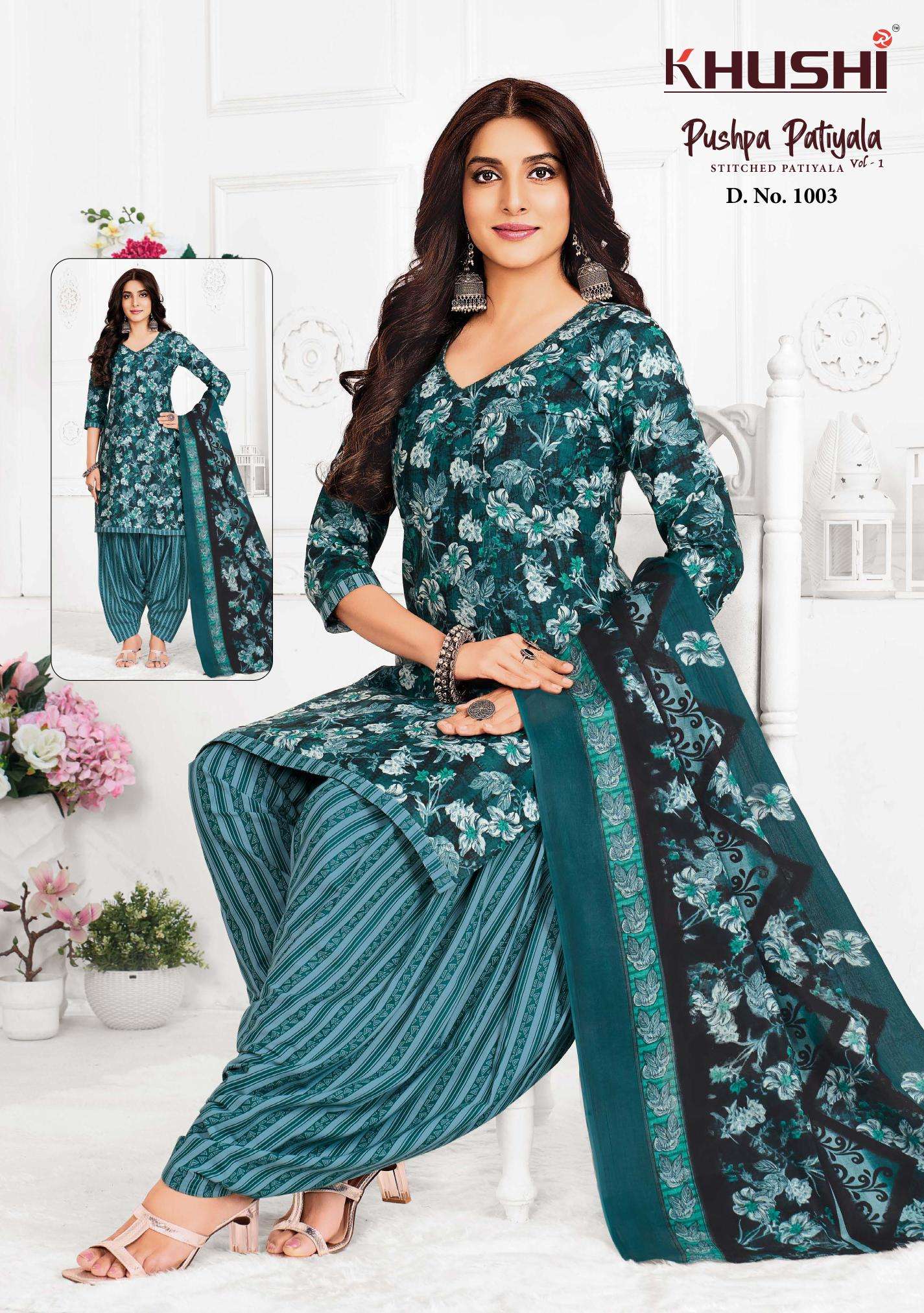 Shorya khushi stitched pushpa patiyala vol-1 Long kurtis in bangalore