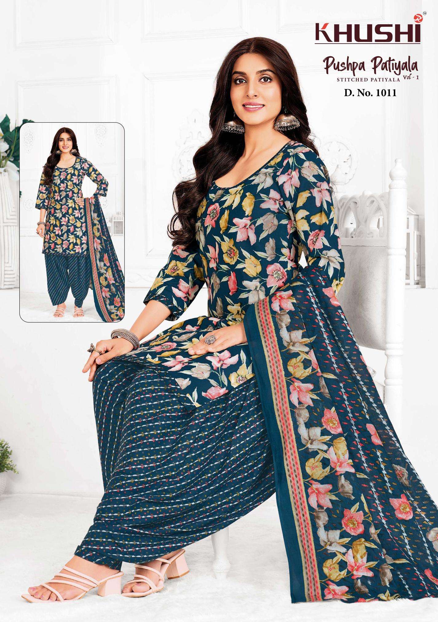 Shorya khushi stitched pushpa patiyala vol-1 Long kurtis in bangalore