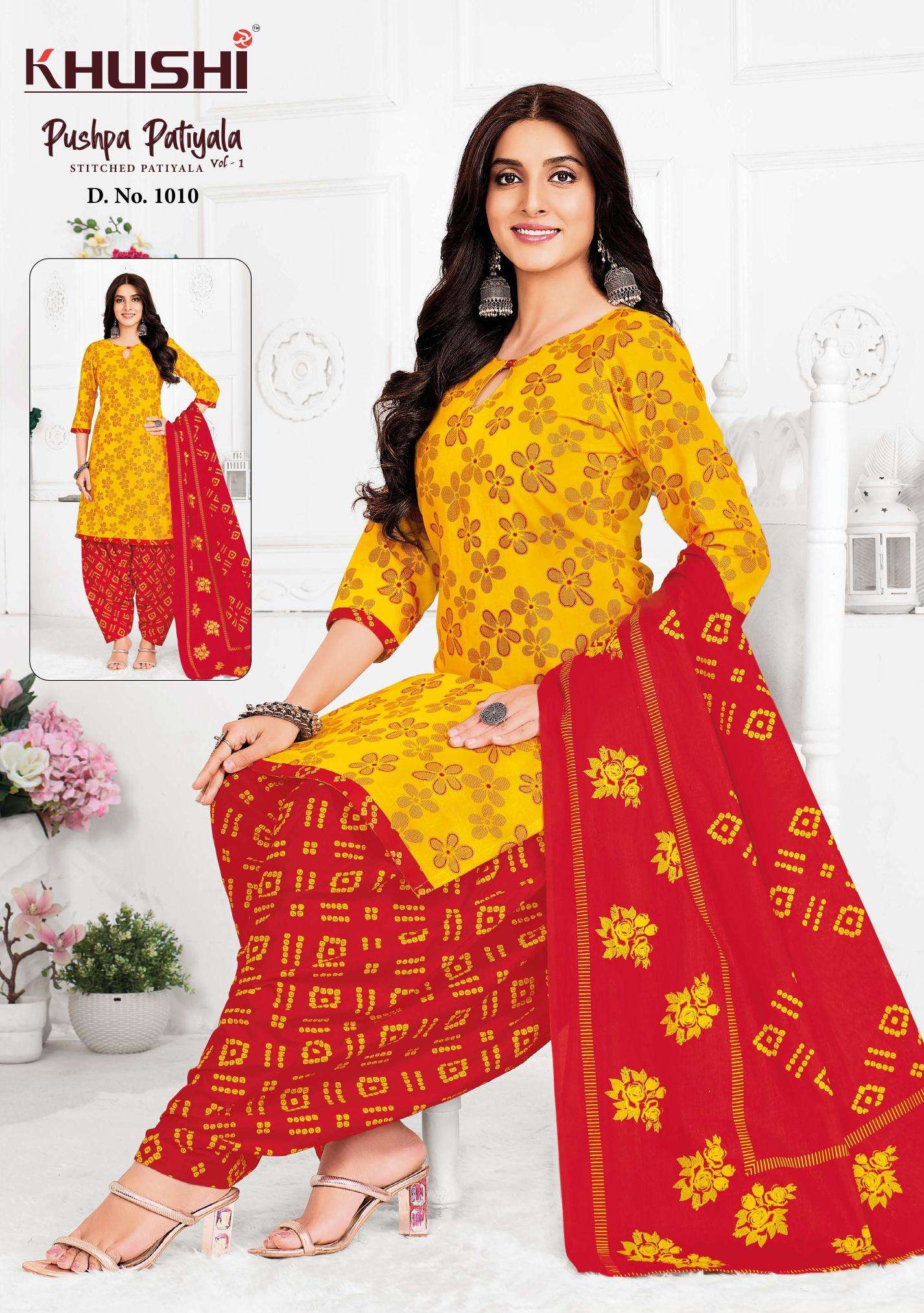 Shorya khushi stitched pushpa patiyala vol-1 Long kurtis in bangalore