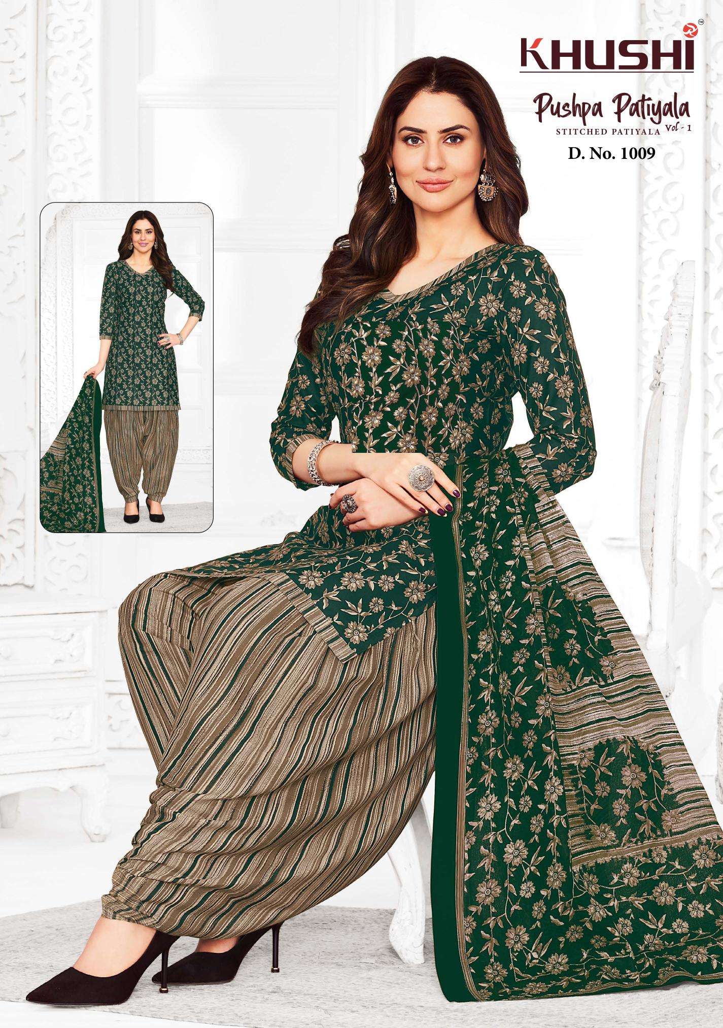 Shorya khushi stitched pushpa patiyala vol-1 Long kurtis in bangalore