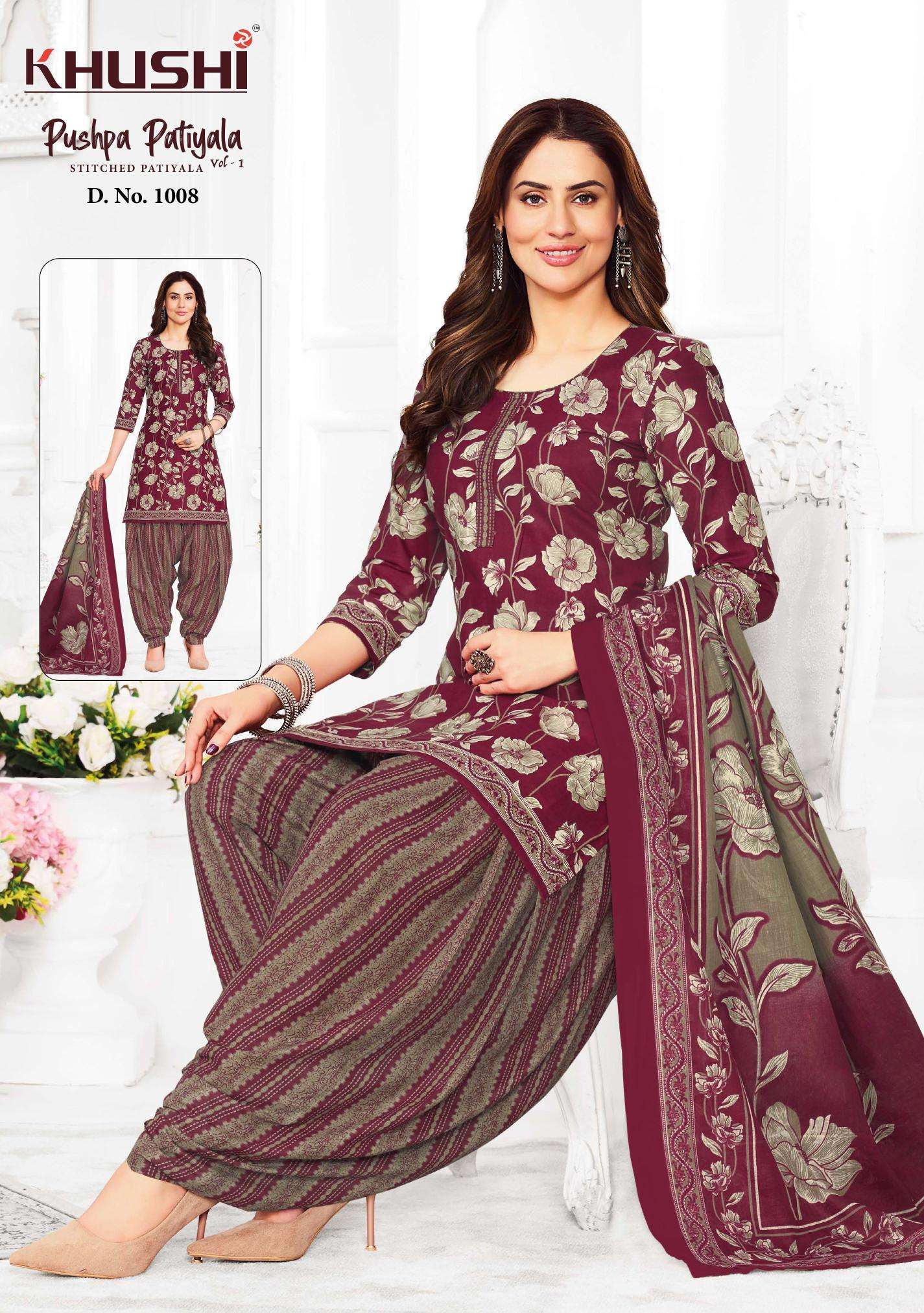 Shorya khushi stitched pushpa patiyala vol-1 Long kurtis in bangalore