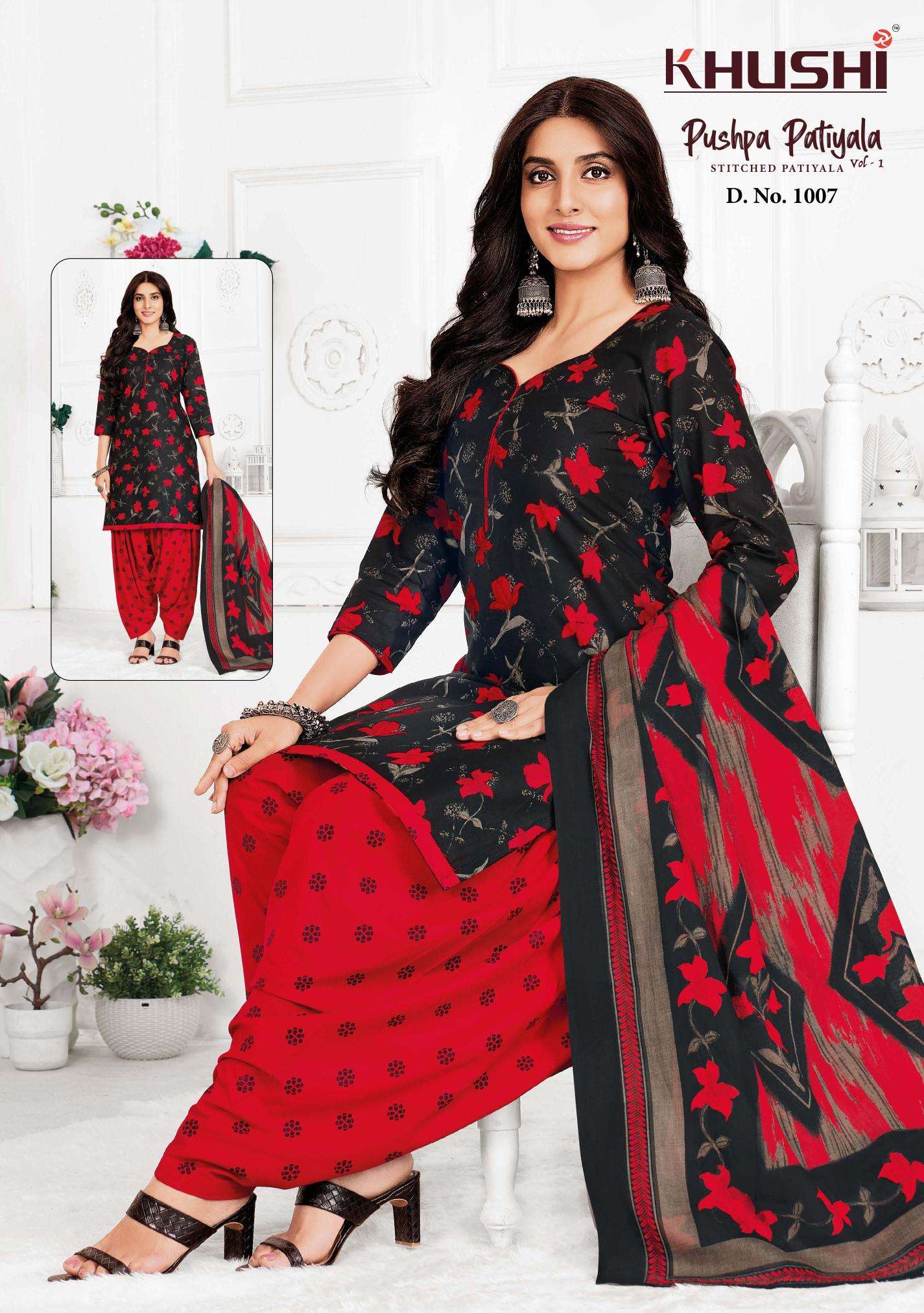 Shorya khushi stitched pushpa patiyala vol-1 Long kurtis in bangalore