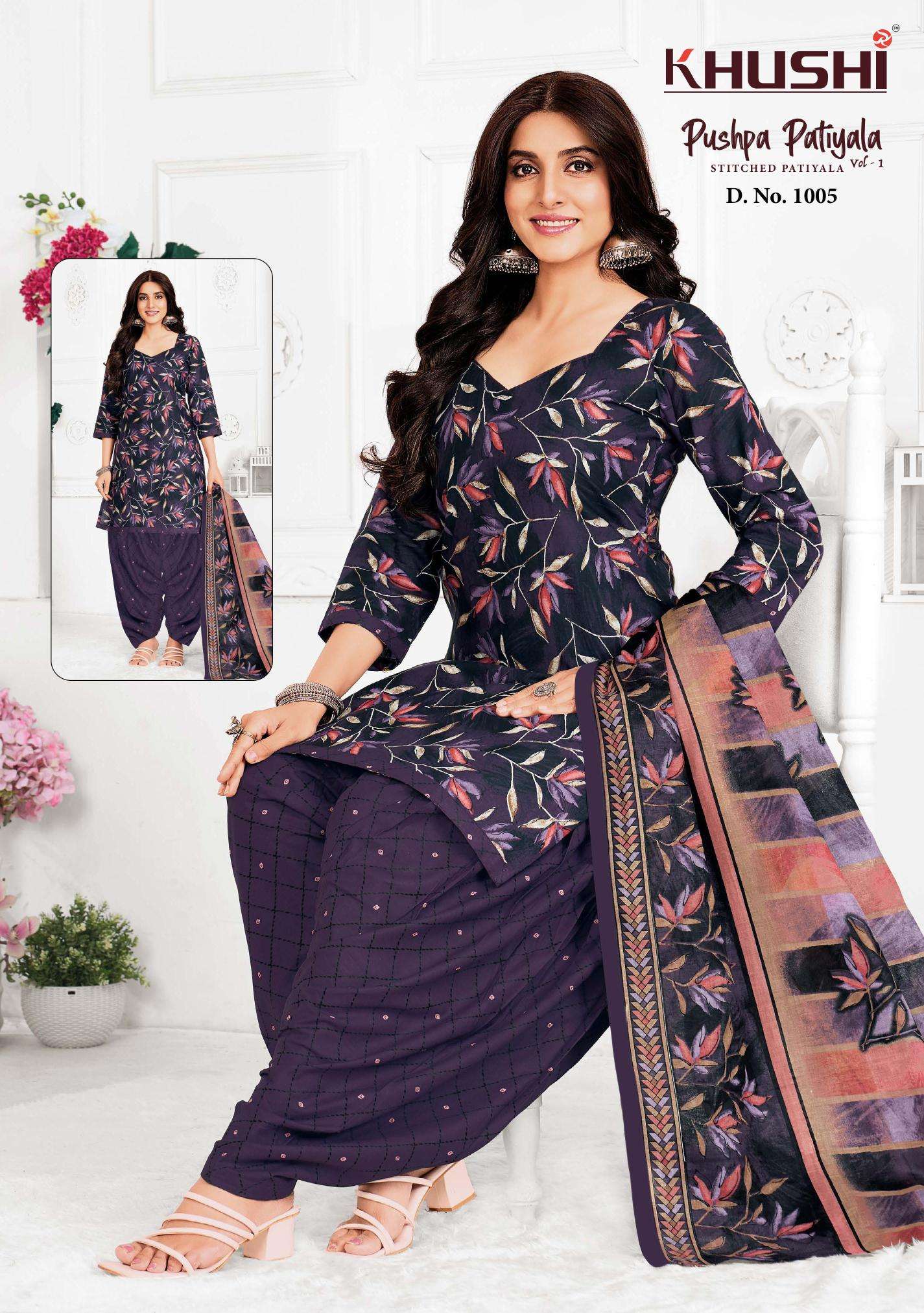 Shorya khushi stitched pushpa patiyala vol-1 Long kurtis in bangalore