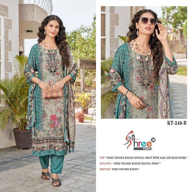 Shree fabs d.no-KT-240 Online dress material wholesale