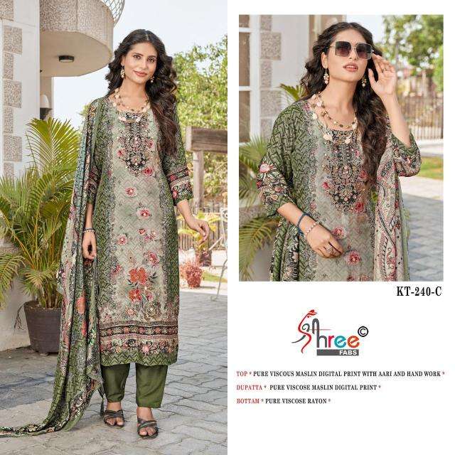Shree fabs d.no-KT-240 Online dress material wholesale