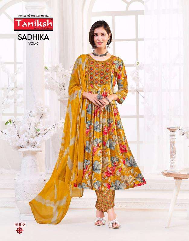 Taniksh sadhika vol 6 Printed Kurti manufacturers in Gujarat