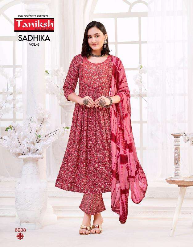 Taniksh sadhika vol 6 Printed Kurti manufacturers in Gujarat