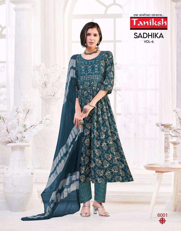 Taniksh sadhika vol 6 Printed Kurti manufacturers in Gujarat