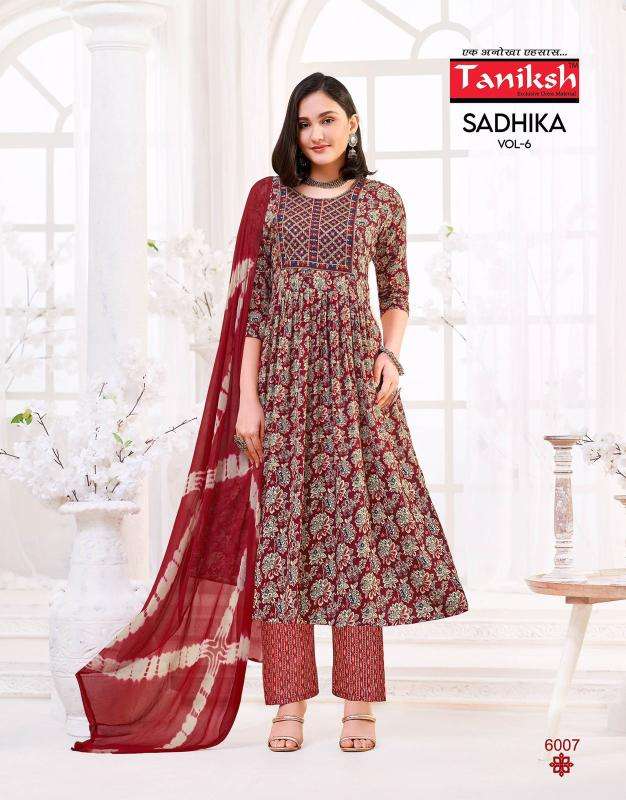 Taniksh sadhika vol 6 Printed Kurti manufacturers in Gujarat