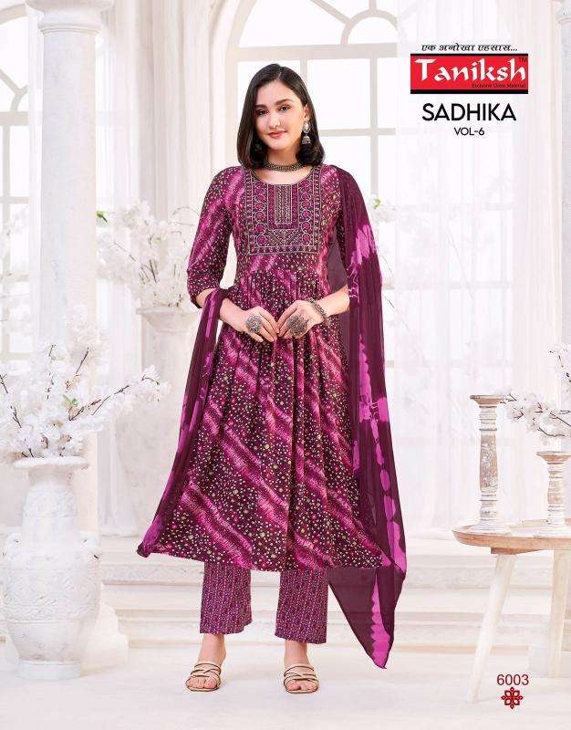 Taniksh sadhika vol 6 Printed Kurti manufacturers in Gujarat