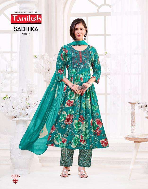 Taniksh sadhika vol 6 Printed Kurti manufacturers in Gujarat