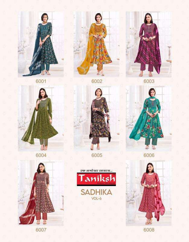 Taniksh sadhika vol 6 Printed Kurti manufacturers in Gujarat