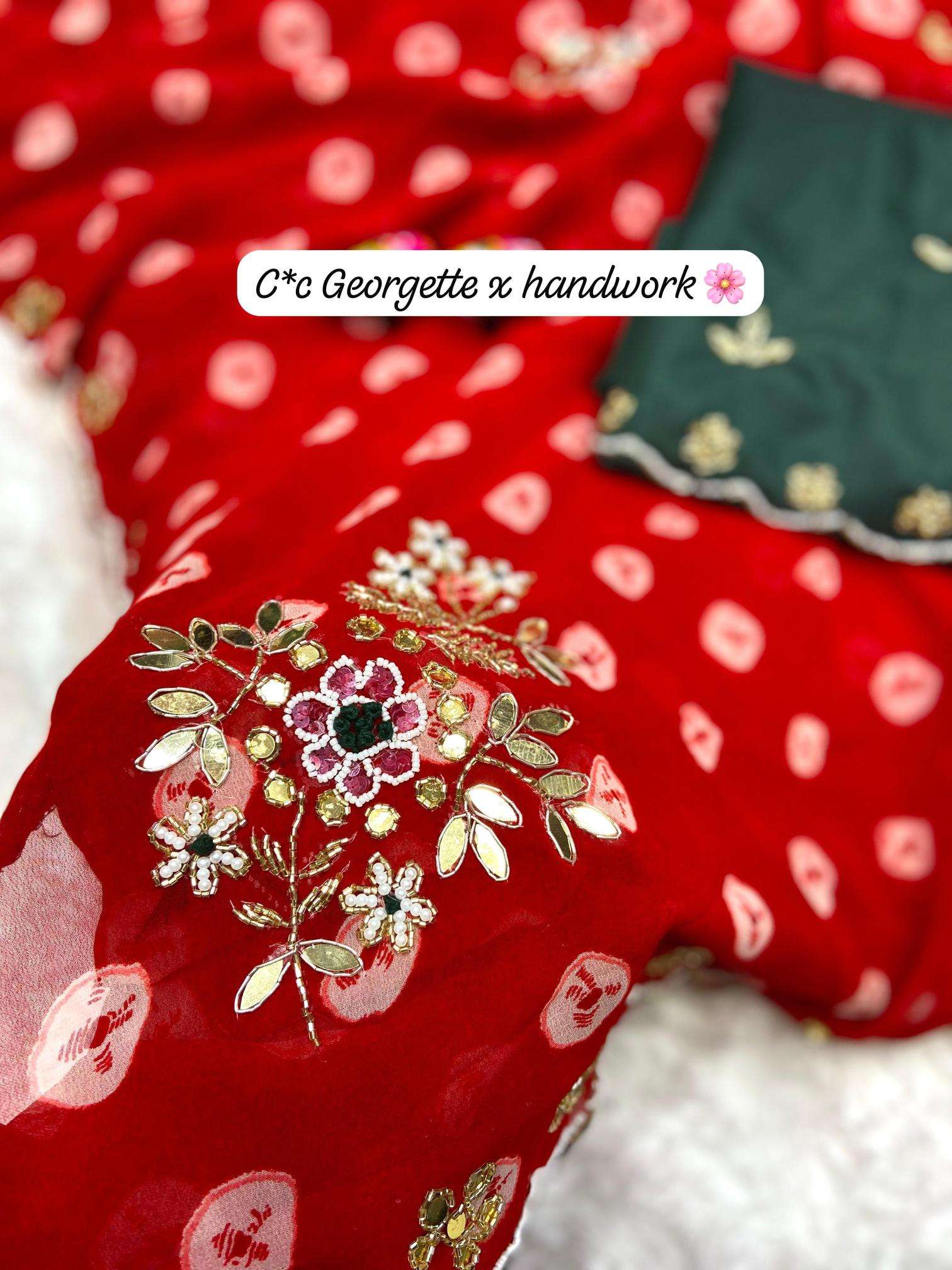 Vinayak soft georgette wholesale dealer for Saree in delhi