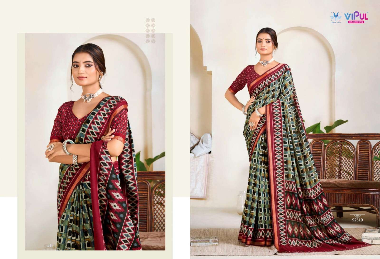 Vipul Monalisa Vol 3 Online saree wholesalers India