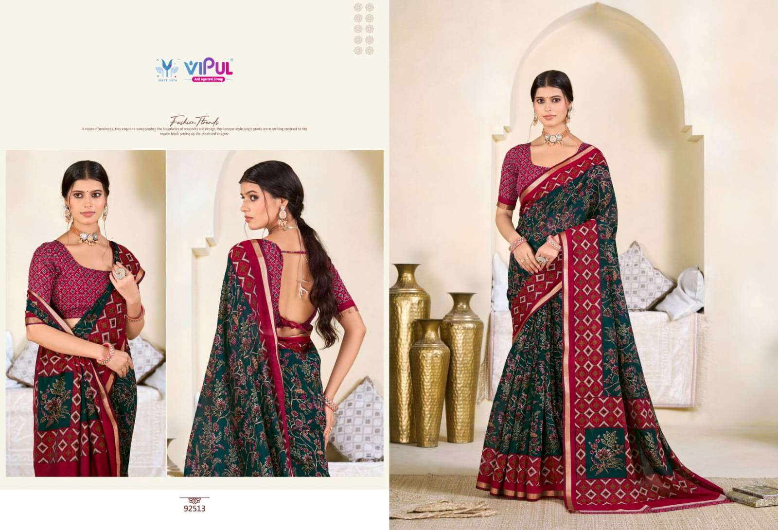 Vipul Monalisa Vol 3 Online saree wholesalers India