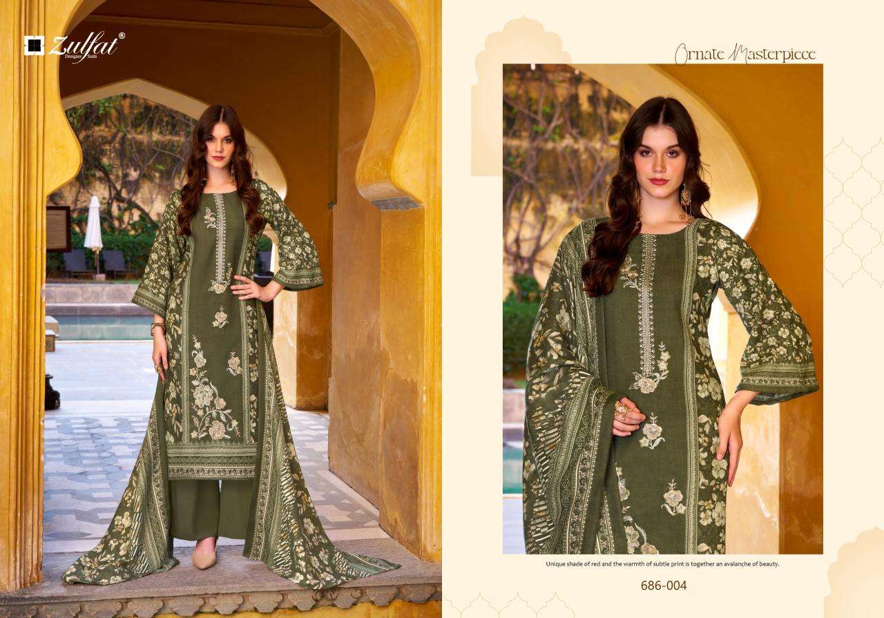Zulfat kalamkaari Wholesale dress material suppliers in Surat