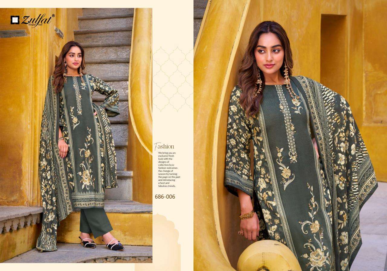 Zulfat kalamkaari Wholesale dress material suppliers in Surat