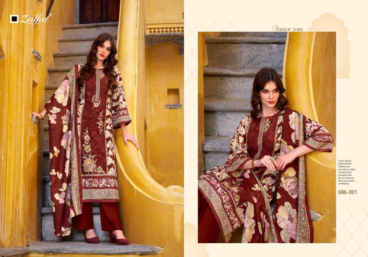 Zulfat kalamkaari Wholesale dress material suppliers in Surat