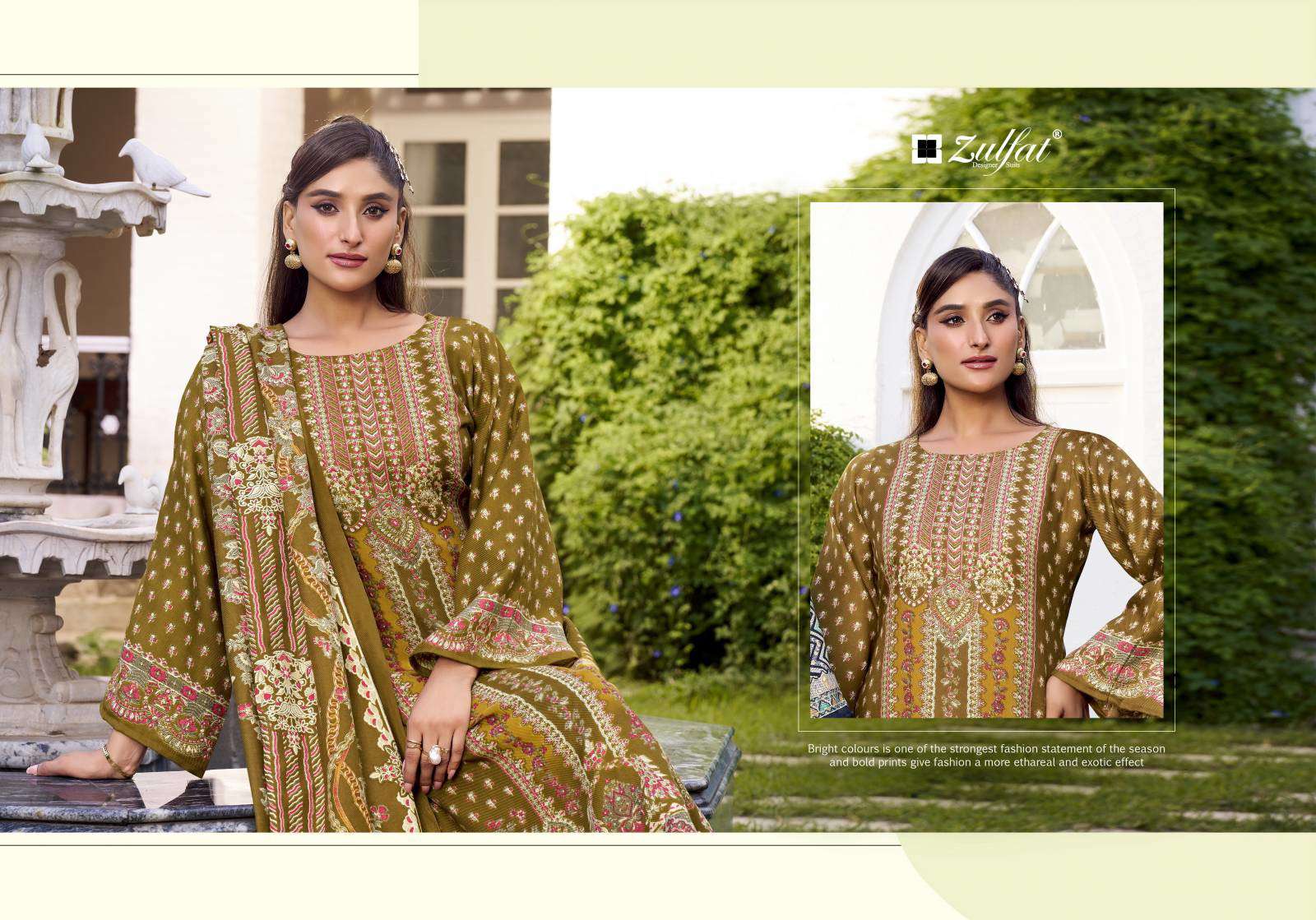 Zulfat Naaz Woollen surat dress wholesale market