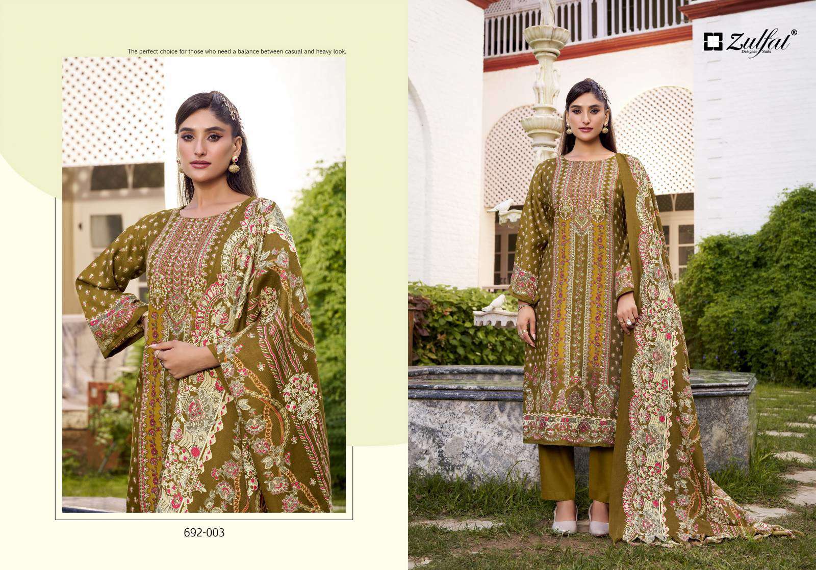Zulfat Naaz Woollen surat dress wholesale market