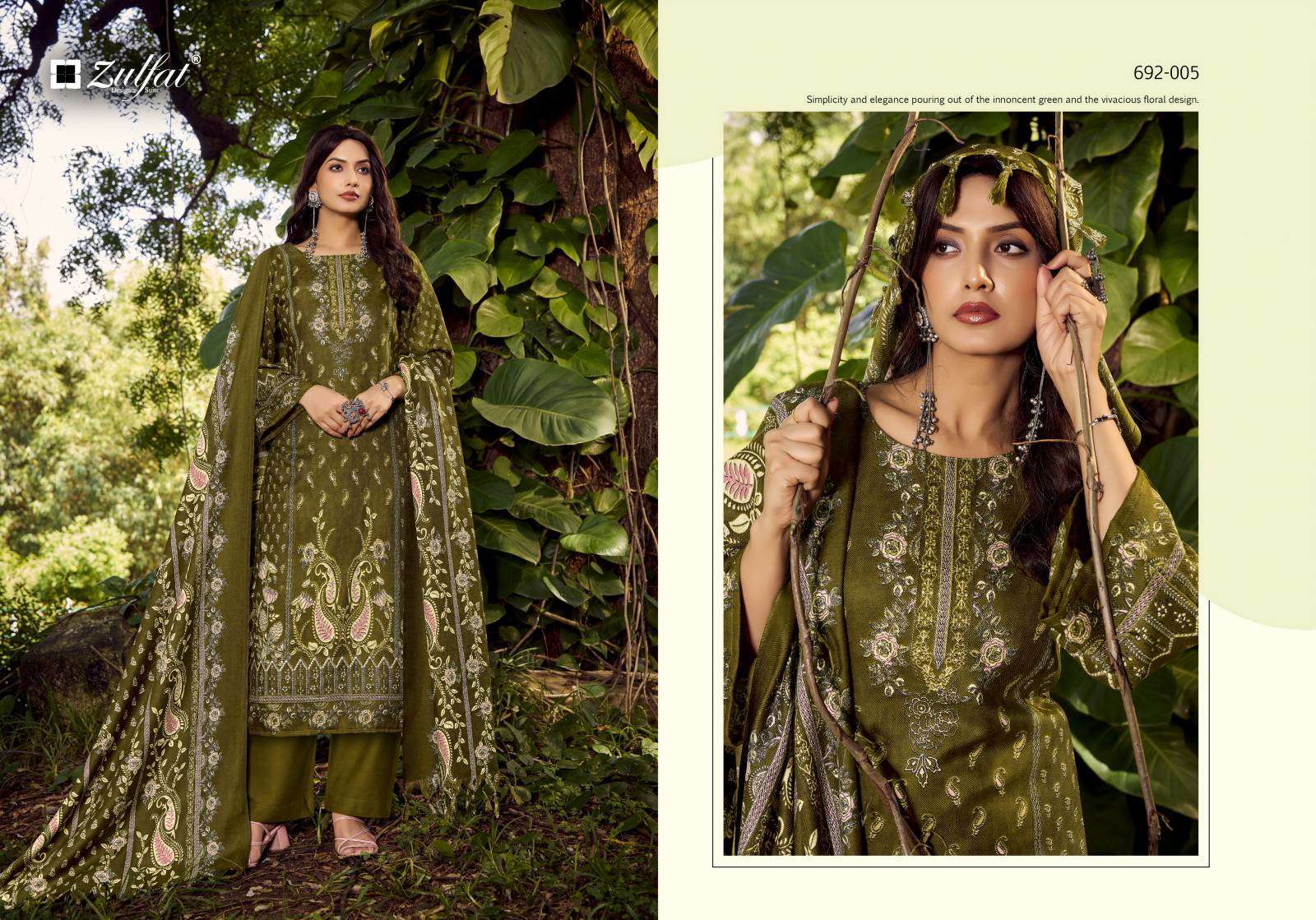 Zulfat Naaz Woollen surat dress wholesale market