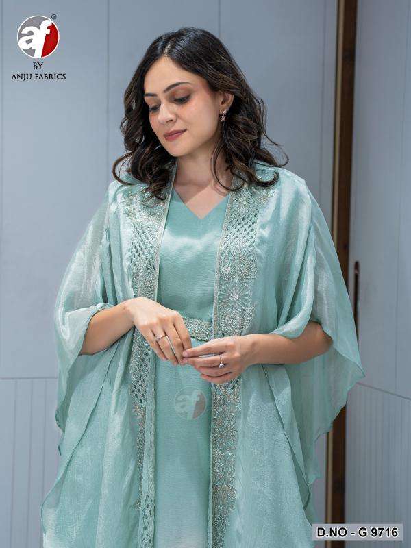 A/f G-9716 designer indo western suppliers in Kolkata