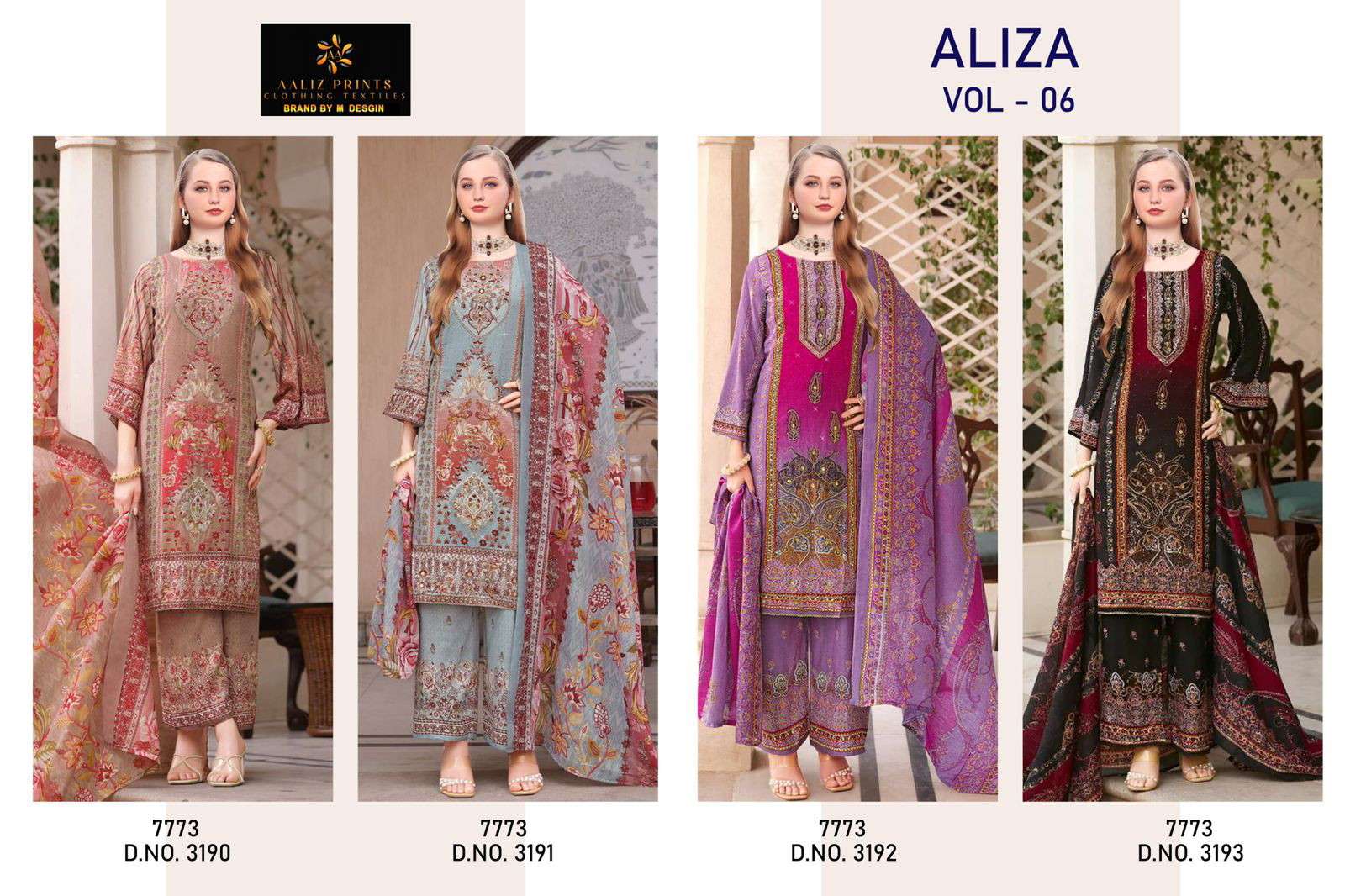 Aaliz Aliza Vol 6 kolkata dress material market