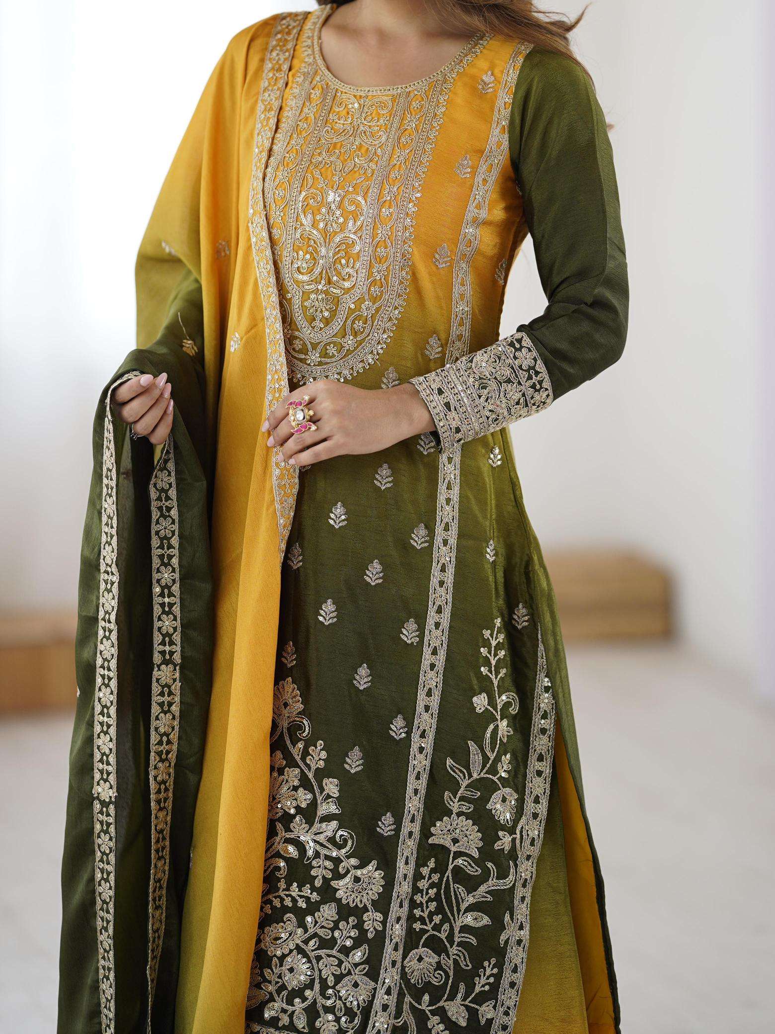 Adhya designer Pakistani salwar kameez