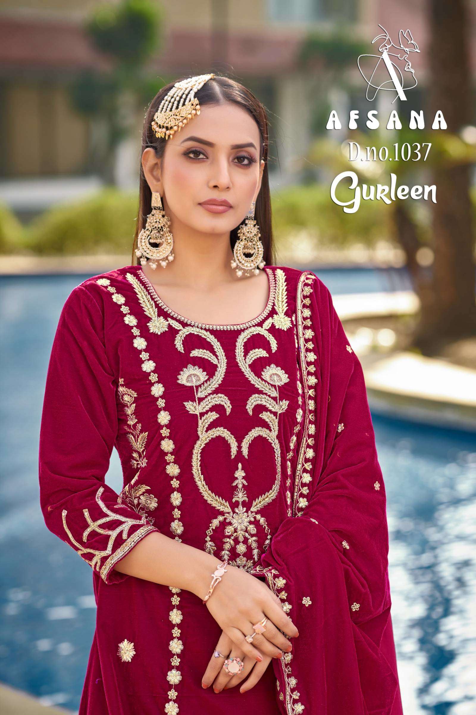 Afsana Gurleen Velvet wholesale kurti market in gandhi nagar delhi